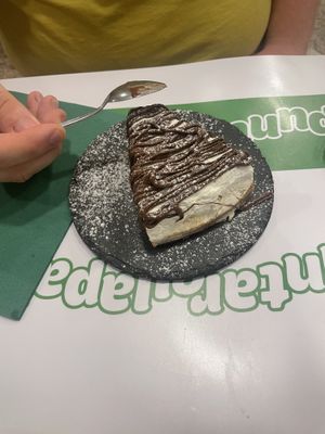 Cheesecake Nutella (€7)  at La Puntarella Pazza in Rome