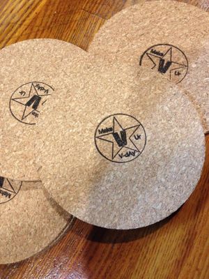 vespera coaster at Vespera's Falafel in Tokyo