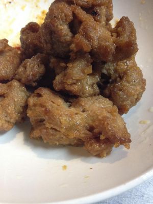 KARAAGE DEEP FRIED SOY CHICKEN at Vespera's Falafel in Tokyo