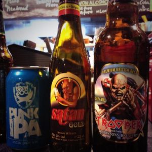 craft beer at Vespera's Falafel in Tokyo