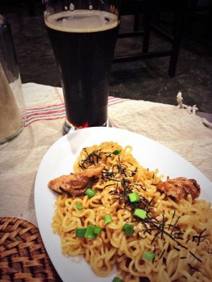 yakisoba at Vespera's Falafel in Tokyo