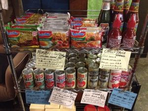 VESPERA Merch all 
vegan stuff at Vespera's Falafel in Tokyo