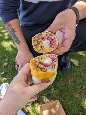 Vegan burrito 🌯 at Pacha Mama - Food Stall in Hobart