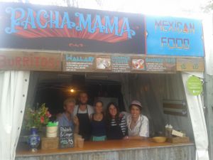Pacha Mama burrito stall at Pacha Mama - Food Stall in Hobart