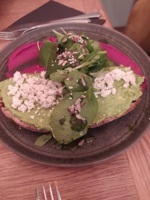 Avocado toast at Charlie's   in Sibiu