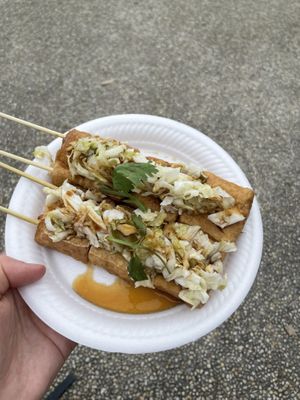 Two non-spicy tofu sticks from Hunan Tofu, Ita Thao  at Hunan Tofu Braised Tofu - 湖南豆腐 滷豆腐 in Yuchi