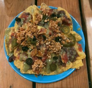 nachos especiales with soyrizo  at Taqueria CHUPACABRA in Quezon City