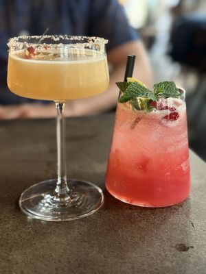 Exquisite cocktail and mocktail.  at FUMI in Brighton