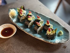 Vegetable Maki  at FUMI in Brighton