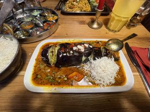 Filled Aubergine  at Mantra in Kuehlungsborn