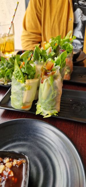 Tofu summer rolls at WonderPho in Nottingham