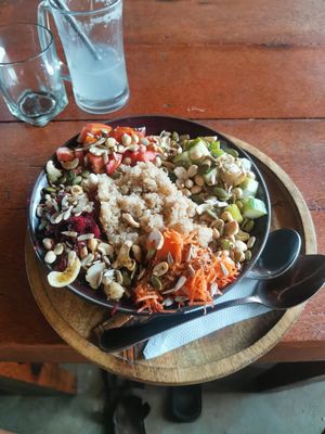 Hippie salad at Aum Cafe  in Varkala