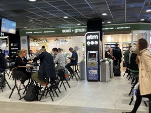 Location    at Soul + Grain - London City Airport in East London