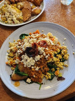 Mt. Olympus Plate (vegan) at Voula's Greek Sweets in Rochester