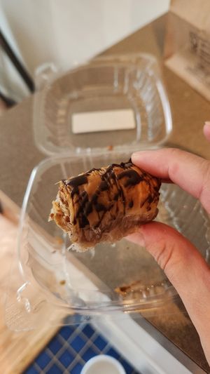 Takeout Vegan Saragli at Voula's Greek Sweets in Rochester