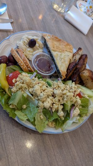 Combo at Voula's Greek Sweets in Rochester