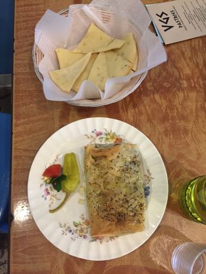 Spanicopita  at Voula's Greek Sweets in Rochester