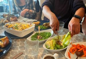 Vegan roast at The Village Bistro in Edinburgh