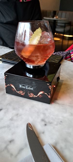Levitating cocktail at The Alchemist in Glasgow