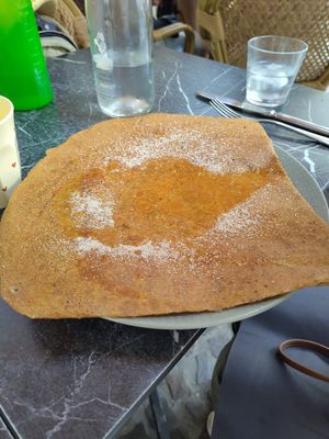 Lemon and sugar at Crêperie Sainte Croix in Nantes