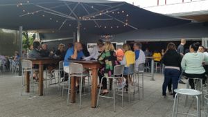 outside seating at Tap 42 Bar and Kitchen  in Fort Lauderdale