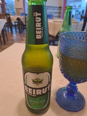 Lebanon beer at Il Cedro in Montalto Uffugo