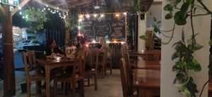 Inside at La Hoja Verde in Tulum