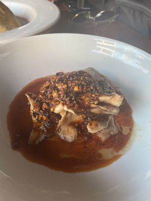 Mushrooms at La Hoja Verde in Tulum