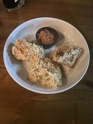 Roasted cauliflower   at La Hoja Verde in Tulum