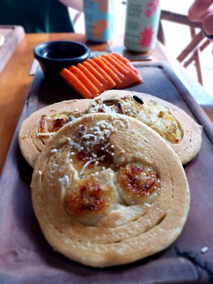 Hot cakes at La Hoja Verde in Tulum