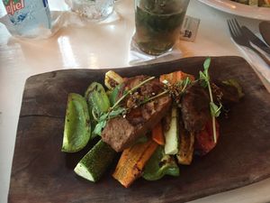 The stake  at La Hoja Verde in Tulum