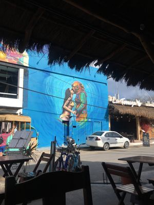 #view at La Hoja Verde in Tulum