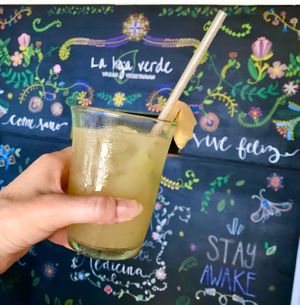 Lemonade at La Hoja Verde in Tulum