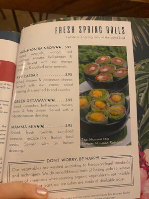 Some of the options at WILD in Siem Reap