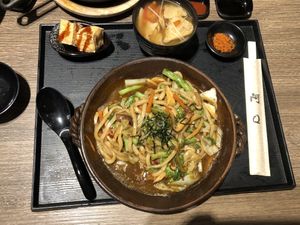 udon  at Y Q - 阿Q茶舍大里店  in Taichung