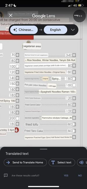vegetarian menu (all vegan except 3 with eggs)  at Y Q - 阿Q茶舍大里店  in Taichung