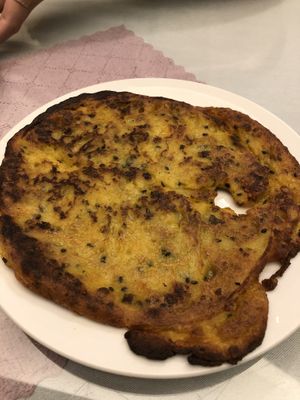 potato pancake  at Find yourself relaxed and vegetarian - 找回自己 輕鬆蔬食本色 in Taichung