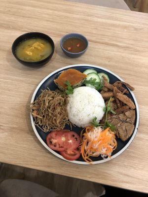 Lunch  at Ture Soha Vegan - Quán Buffet Chay in Hanoi