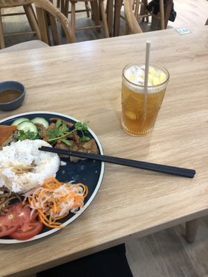 Lunch  at Ture Soha Vegan - Quán Buffet Chay in Hanoi