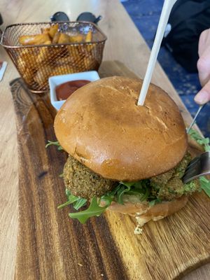 falafel burger  at Brothers Amstetten in Amstetten