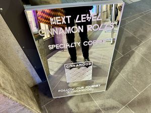 sign  at Cinnamood in Wuppertal