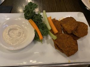 Seitan wings  at Lanie's Cafe in Albany