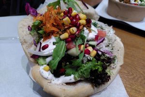 Vegan Falafel Döner at 2 Brothers Gemüsedöner & Bowls in Saarbrucken