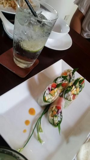 fresh spring rolls at Hum Vegetarian - District 3 in Ho Chi Minh City