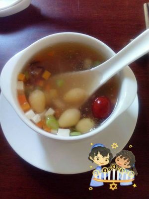 not very good gingko soup .. at Hum Vegetarian - District 3 in Ho Chi Minh City