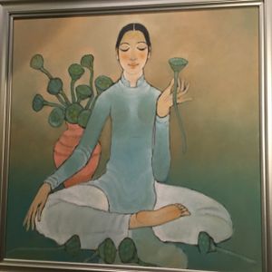 artwork at Hum Vegetarian - District 3 in Ho Chi Minh City