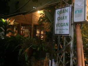 outside of restaurant at Hum Vegetarian - District 3 in Ho Chi Minh City
