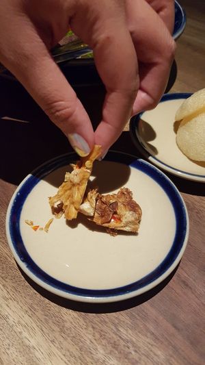 Dried pineapple jerky with chili at Hum Vegetarian - District 3 in Ho Chi Minh City