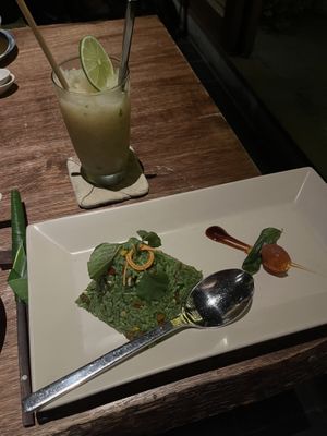 Spinach fried rice  at Hum Vegetarian - District 3 in Ho Chi Minh City