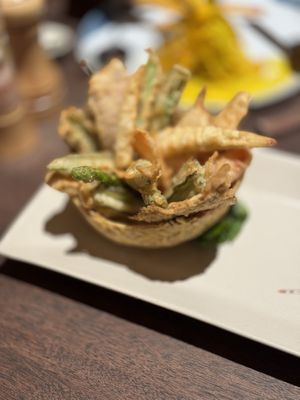 Fried vegetables  at Hum Vegetarian - District 3 in Ho Chi Minh City